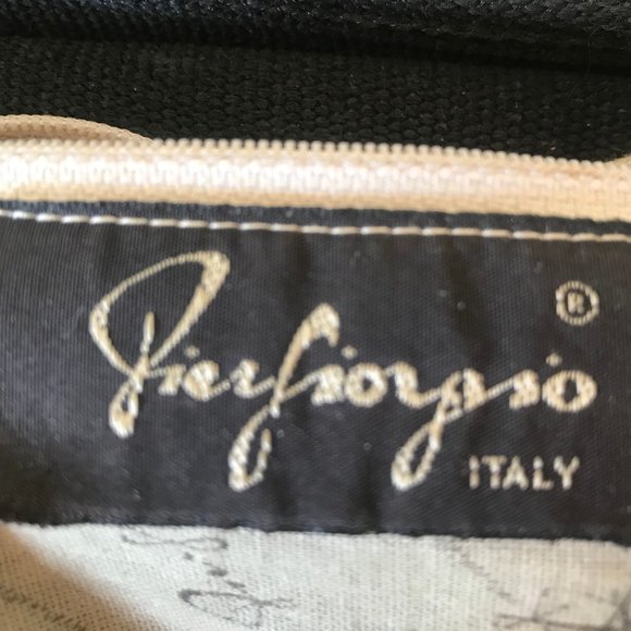 Pier Giorgio Black Rattan Woven Handbag - Picture 2 of 11